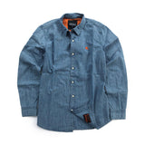 Roeg Bear Western Denim Shirt - Light Blue