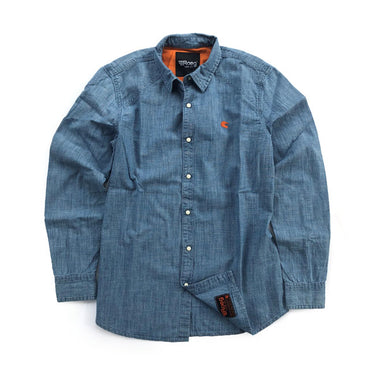Roeg Bear Western Denim Shirt - Light Blue