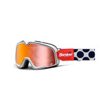 100% Barstow Goggles Hayworth Mirror Red Lens