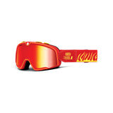 100% Barstow Goggles Death Spray Mirror Red Lens