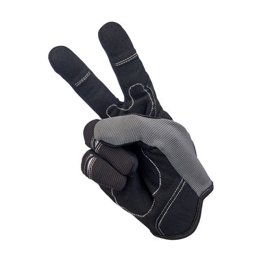 Biltwell Moto gloves grey/black