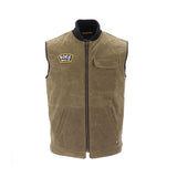Roeg Brad Waxed Cotton Vest - Army