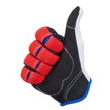 Biltwell Moto gloves red/white/blue