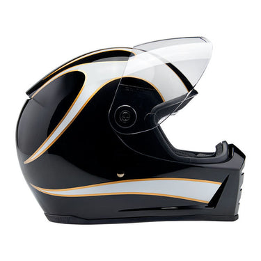 Biltwell Lane Splitter 06 helmet - white flames