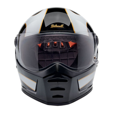 Biltwell Lane Splitter 06 helmet - white flames