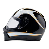 Biltwell Lane Splitter 06 helmet - white flames