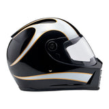 Biltwell Lane Splitter 06 helmet - white flames