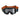 Biltwell Overland 2.0 Tri-Stripe Goggle - Brown G/R/B - MOTOCCINO