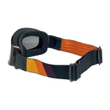 Biltwell Overland 2.0 Tri-Stripe Goggle - Brown G/R/B