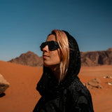VALLON Heron Desert Sunglasses - Black