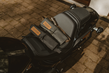 Libertatia Oilskin Tool Roll Pitch Black
