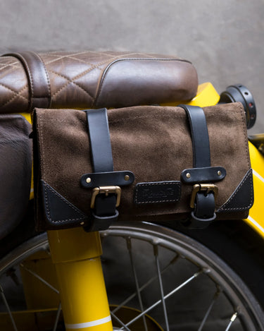 Trip Machine Tool Roll - Tobacco + Black