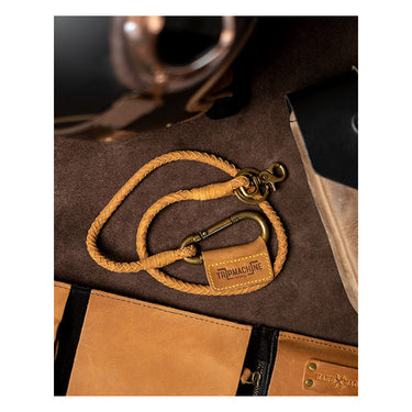 Trip Machine Braided Key Chain - Vintage Tan