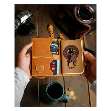 Trip Machine Explorer Wallet - Vintage Tan