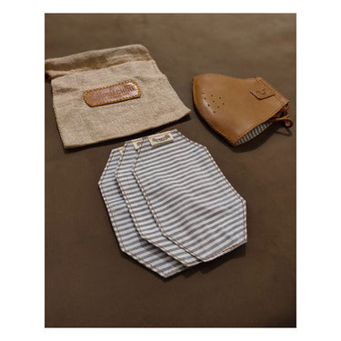 Trip Machine Face Mask - Vintage Tan