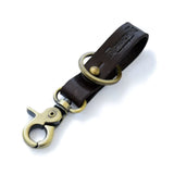 Trip Machine Key Fob - Tobacco + Antique Gold