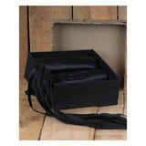 Trip Machine Leather Grip Tassels - Black