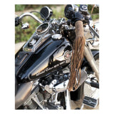 Trip Machine Leather Grip Tassels - Tobacco