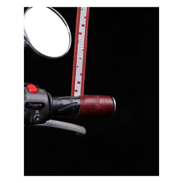 Trip Machine Leather Grip Wrap Set - Cherry Red