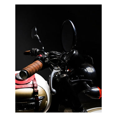 Trip Machine Leather Grip Wrap Set - Tobacco Perforated