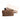 Trip Machine Leather Grip Wrap Set - Tobacco - MOTOCCINO
