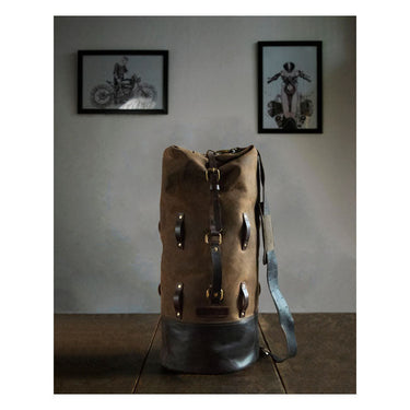 Trip Machine Military Duffel Bag - Tobacco