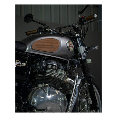 Trip Machine Mini Classic Leather Tank Pad Set - Tobacco