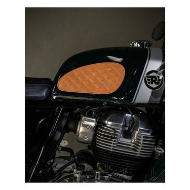 Trip Machine Mini Classic Leather Tank Pad Set - Vintage Tan