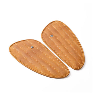 Trip Machine Mini Classic Leather Tank Pad Set - Vintage Tan