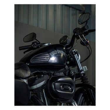 Trip Machine Mini Classic Leather Tank Pads - Black