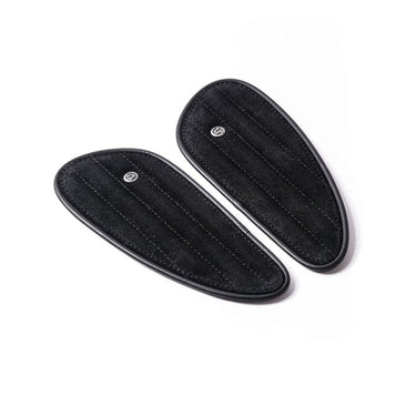 Trip Machine Mini Classic Leather Tank Pads - Black Suede