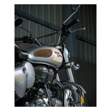 Trip Machine Mini Classic Leather Tank Pads - Tobacco Suede