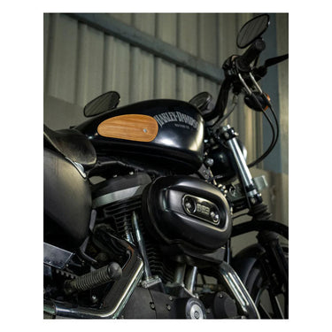 Trip Machine Mini Classic Leather Tank Pads - Vintage Tan