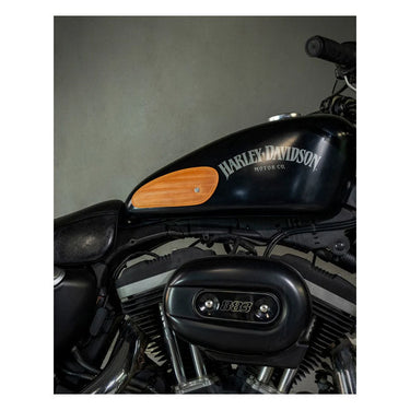 Trip Machine Mini Classic Leather Tank Pads - Vintage Tan
