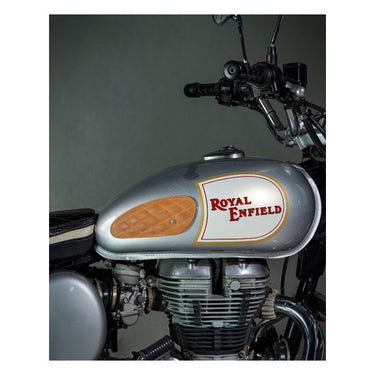 Trip Machine Mini Diamond Leather Tank Pads - Vintage Tan