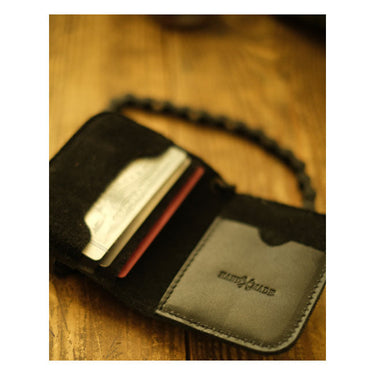Trip Machine Moto Wallet - Black