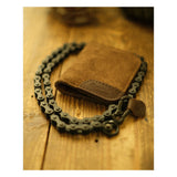 Trip Machine Moto Wallet - Tobacco