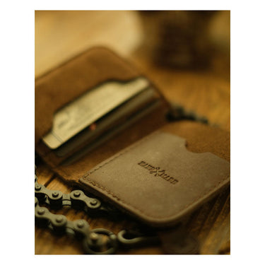 Trip Machine Moto Wallet - Tobacco