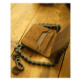 Trip Machine Moto Wallet - Tobacco