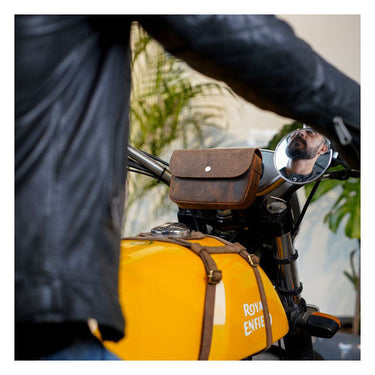 Trip Machine Sidekick Moto Pouch - Mocha