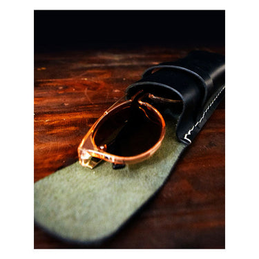 Trip Machine Sunglasses Case - Black