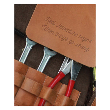 Trip Machine Tool Roll - Tobacco + Vintage Tan