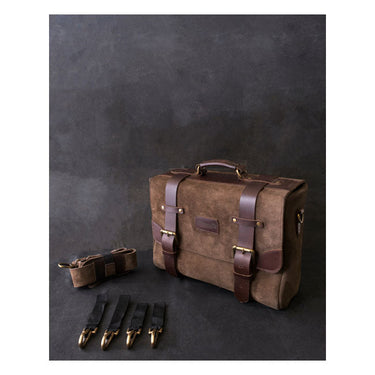 Trip Machine Warrior Saddlebag - Tobacco