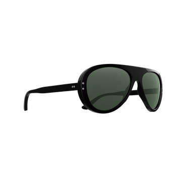 VALLON Moto Aviators Sunglasses - Black/Green