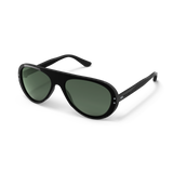 VALLON Moto Aviators Sunglasses - Black/Green