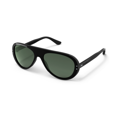 VALLON Moto Aviators Sunglasses - Black/Green