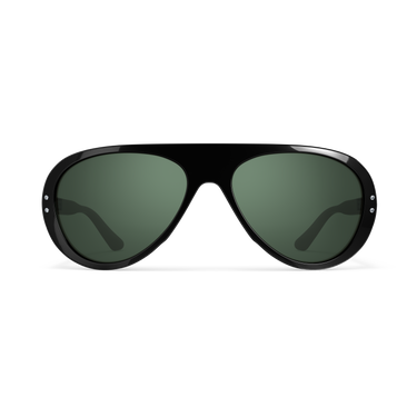 VALLON Moto Aviators Sunglasses - Black/Green