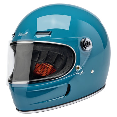 Biltwell Gringo Sv Helmet - Gloss Atlantic Teal