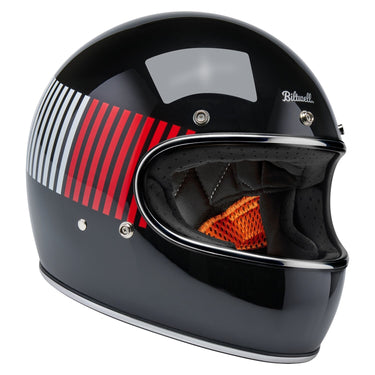 Biltwell Gringo Helmet - RWB Raceflow Black