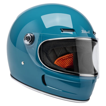 Biltwell Gringo Sv Helmet - Gloss Atlantic Teal